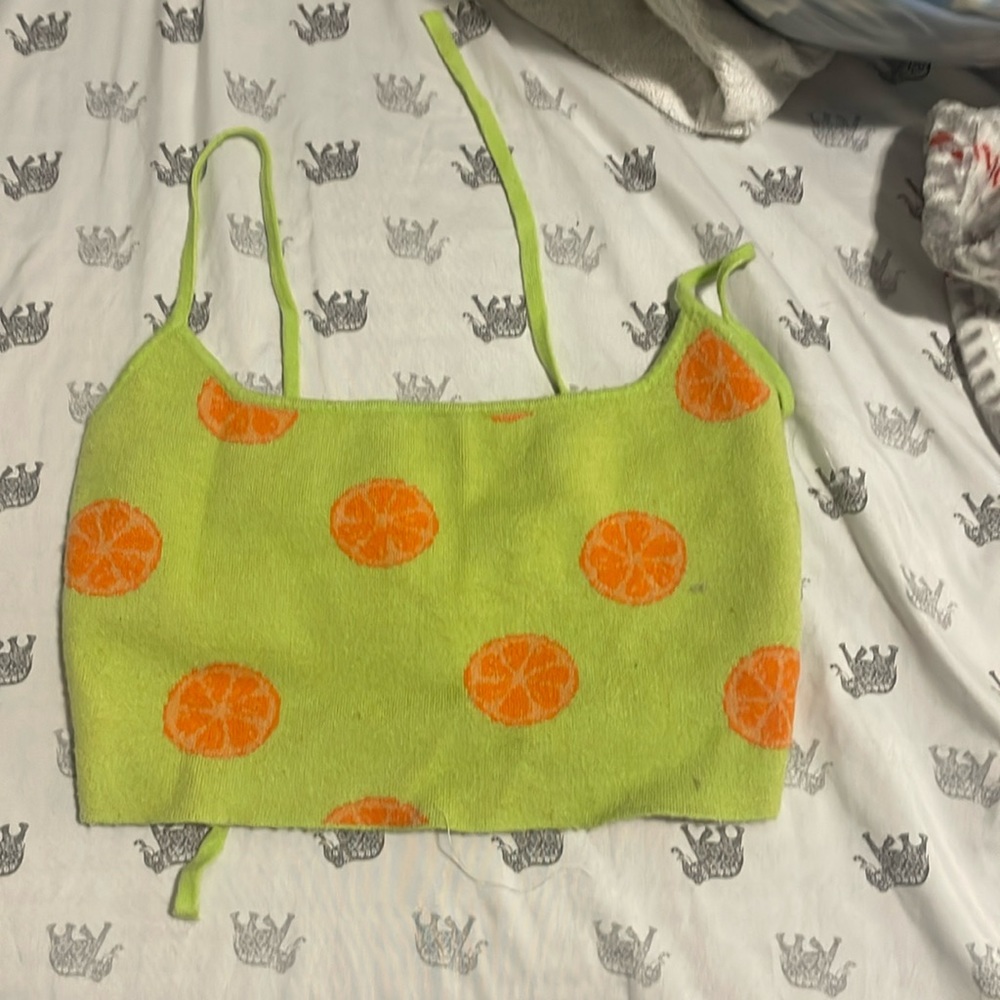Knit crop top